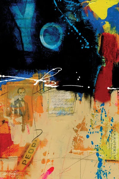 Yo People I by Kathy Morton Stanion multi panel art