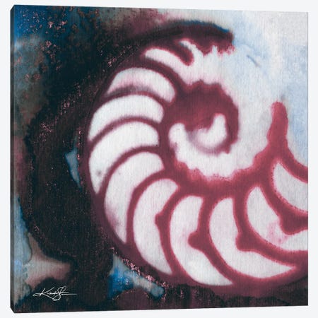 Sea Jewels I-III Canvas Print #KMS400} by Kathy Morton Stanion Canvas Artwork