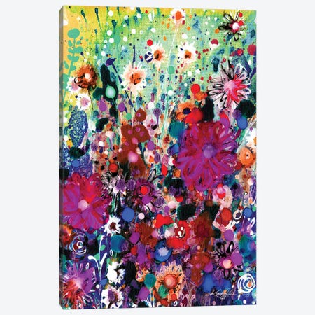Meadow Of Happiness I Canvas Print #KMS402} by Kathy Morton Stanion Canvas Art