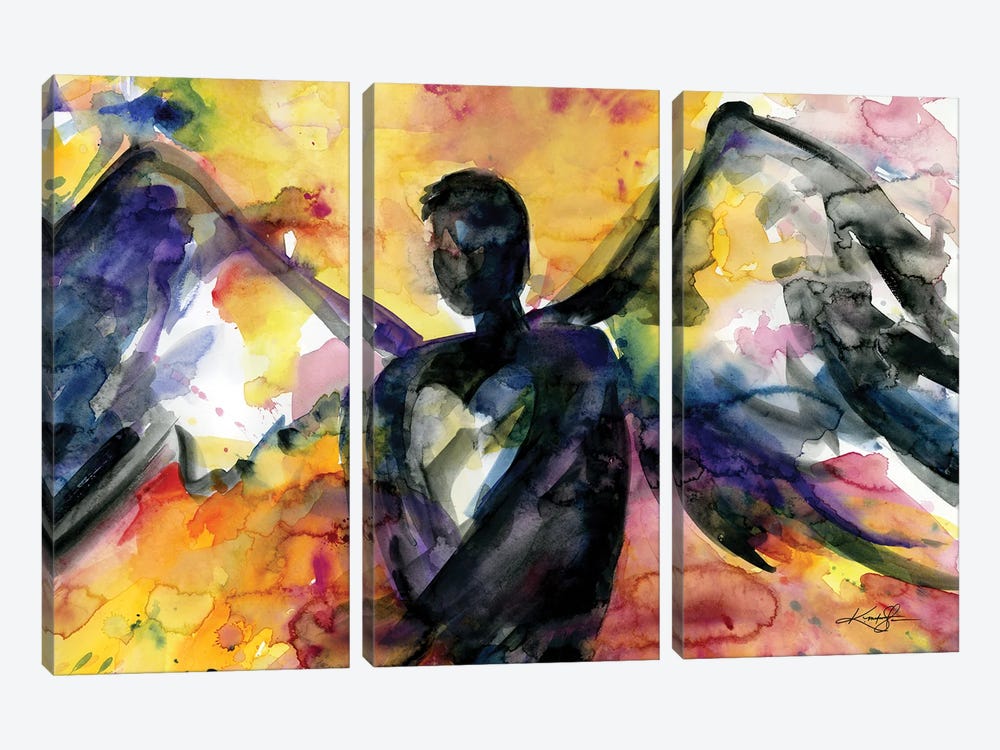 Angel XXVIII by Kathy Morton Stanion 3-piece Canvas Print
