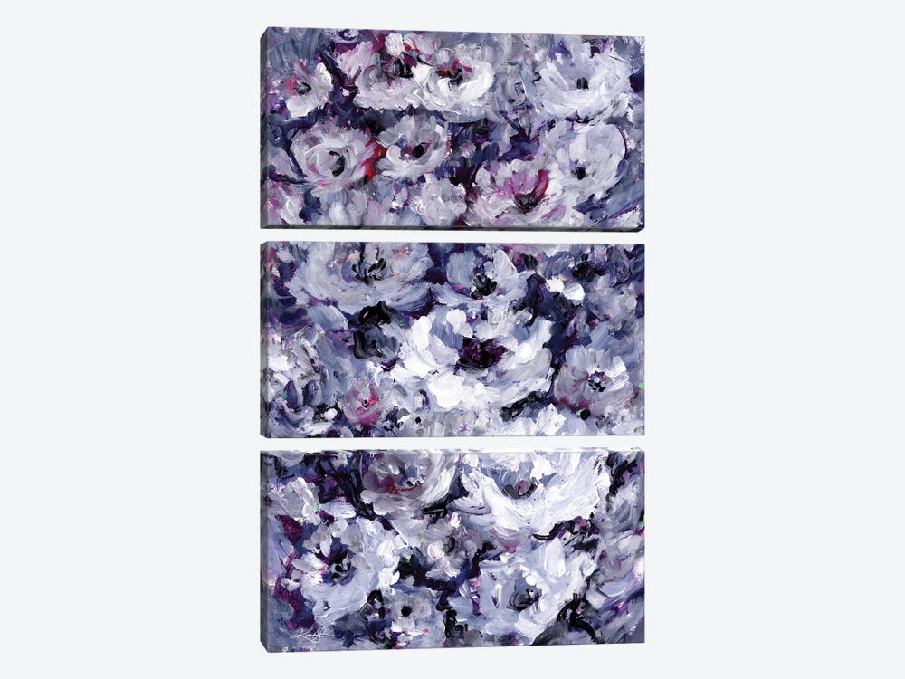 Oh The Joy Of Flowers XII-IV by Kathy Morton Stanion 3-piece Canvas Wall Art