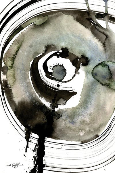 Abstract Watercolors: Abstract Journeys XXII by Kathy Morton Stanion