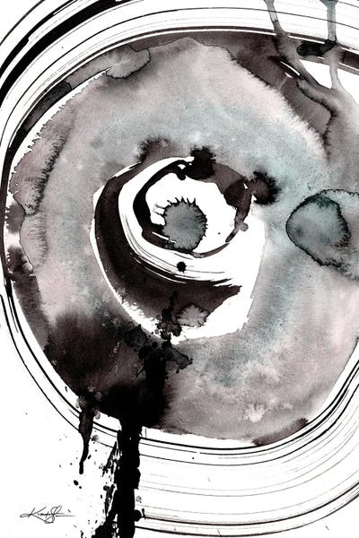 Abstract Watercolors: Abstract Journeys XXII-II by Kathy Morton Stanion