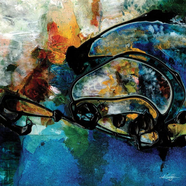 Abstract Watercolors: Mystical Awakening XV by Kathy Morton Stanion