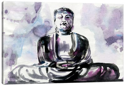 Buddha Canvas Art Print - Zen Garden