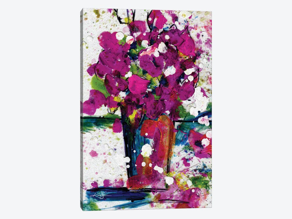 Flowers In Vase III by Kathy Morton Stanion 1-piece Canvas Art Print