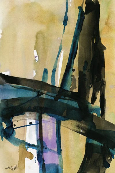 Brush Dance 106 by Kathy Morton Stanion multi panel art