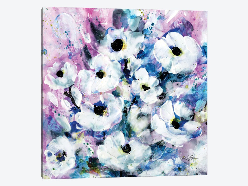 Blooming Wishes X by Kathy Morton Stanion 1-piece Canvas Wall Art