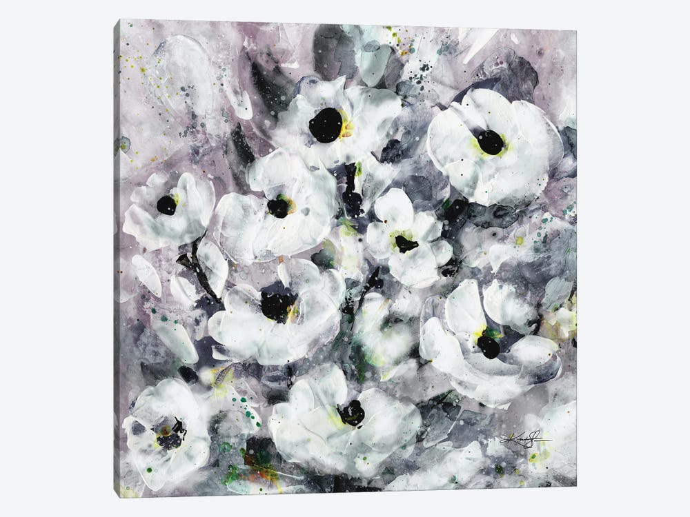 Blooming Wishes X-II by Kathy Morton Stanion 1-piece Canvas Art Print