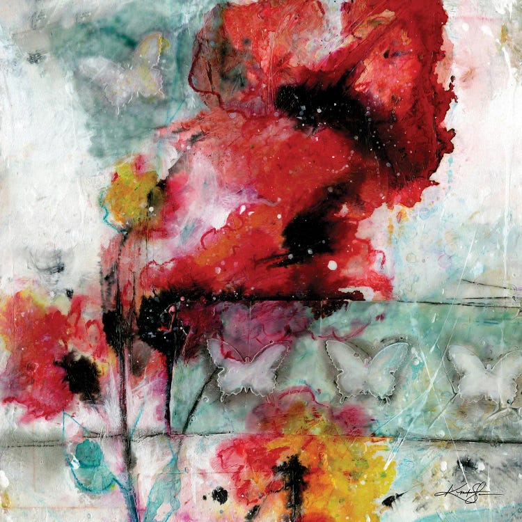 Poppy Romance III by Kathy Morton Stanion wall art