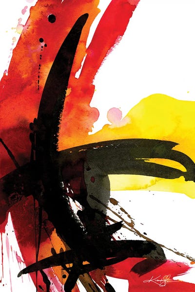 Abstract Emotions XVII by Kathy Morton Stanion multi panel art