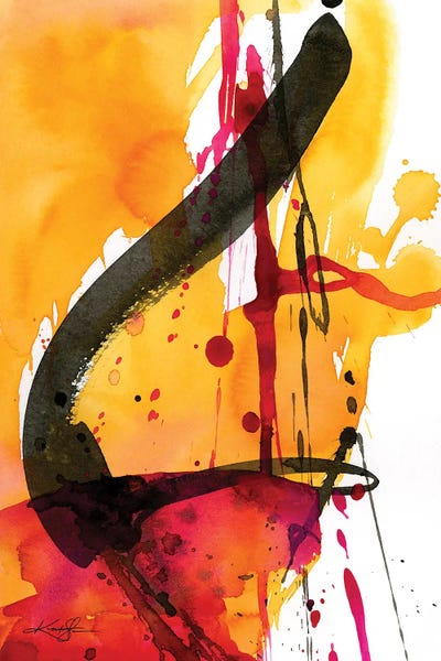 Abstract Emotions XIX by Kathy Morton Stanion multi panel art