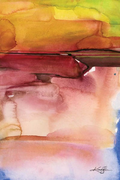 Abstract Watercolors: Ethereal Travels I by Kathy Morton Stanion