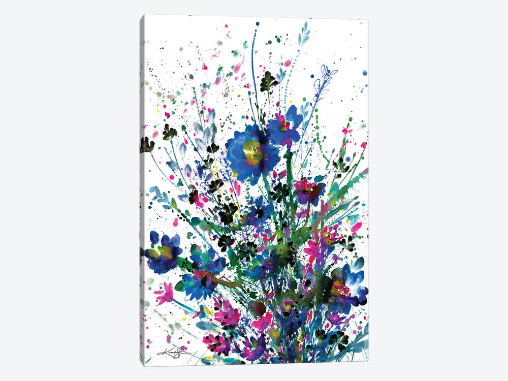 Flowers Make Me Happy 3 by Kathy Morton Stanion 1-piece Art Print