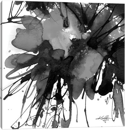 ABSTRACT, MODERN LANDSCAPE #01- Black and white landscape, ink on paper  drawing and painting serie Drawing by NYWA ART PROJECT