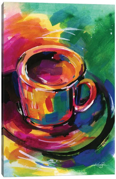 Coffee Dreams Canvas Art Print - Kathy Morton Stanion