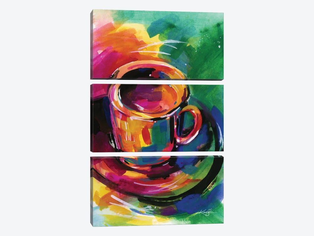 Coffee Dreams by Kathy Morton Stanion 3-piece Canvas Art