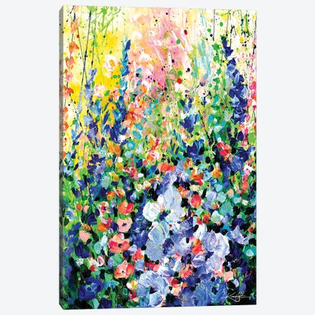 Floral Serenade IV Canvas Print #KMS521} by Kathy Morton Stanion Art Print