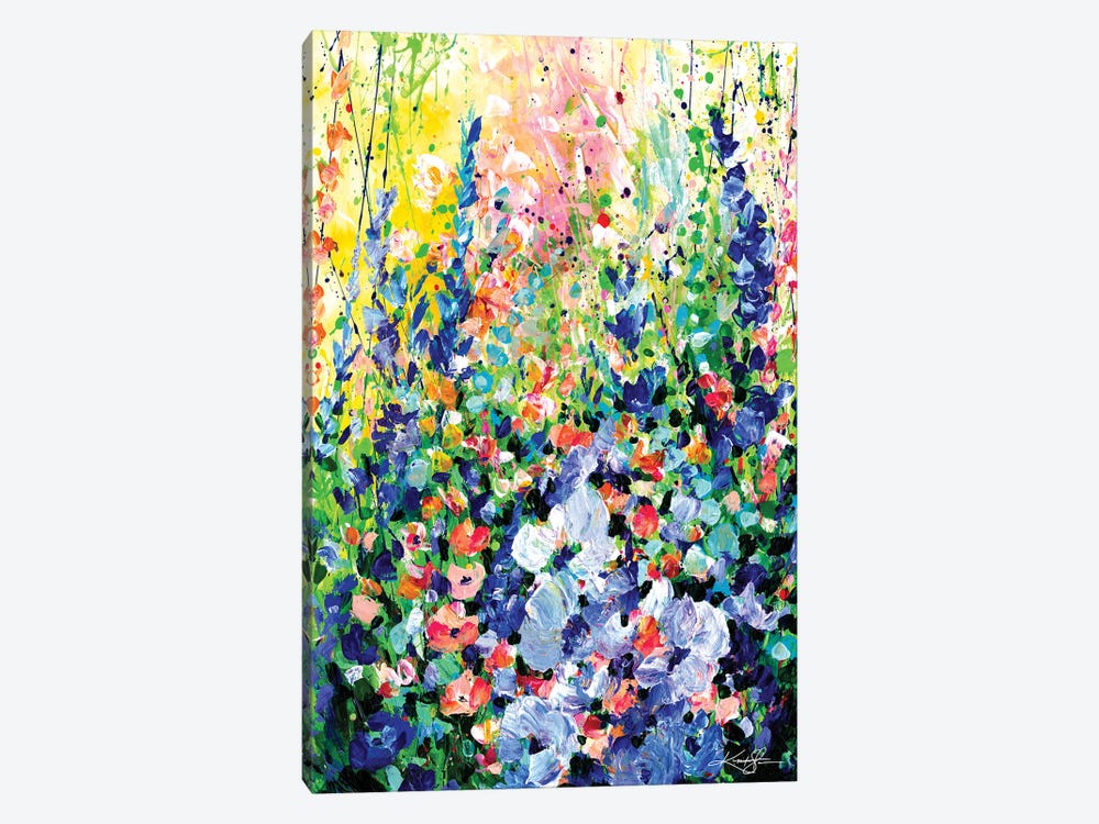 Floral Serenade IV by Kathy Morton Stanion 1-piece Canvas Art