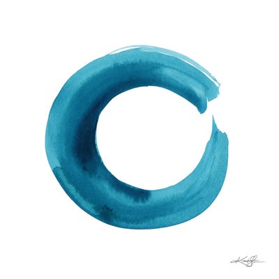 Enso Serenity V by Kathy Morton Stanion multi panel art