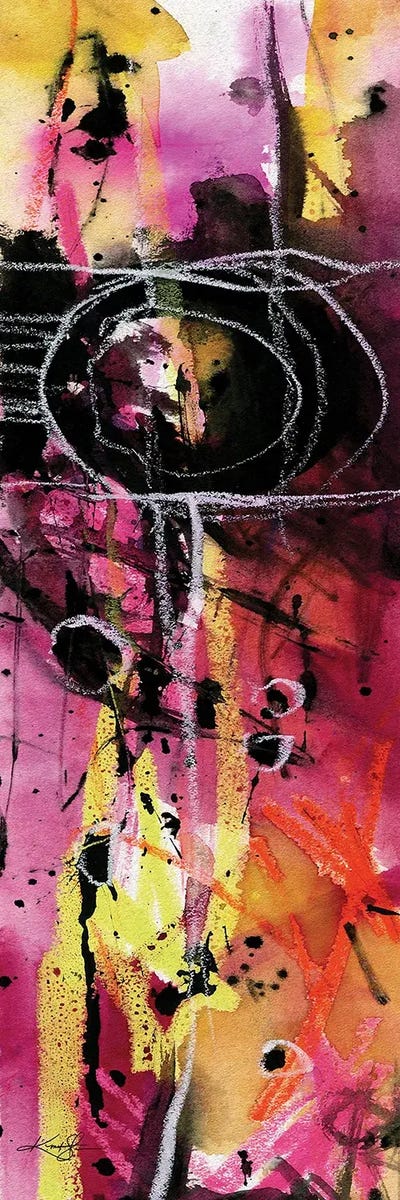 Abstract Composition XXVI by Kathy Morton Stanion multi panel art