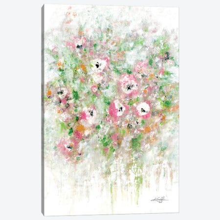 Cottage Chic Blooms Canvas Print #KMS563} by Kathy Morton Stanion Canvas Art Print