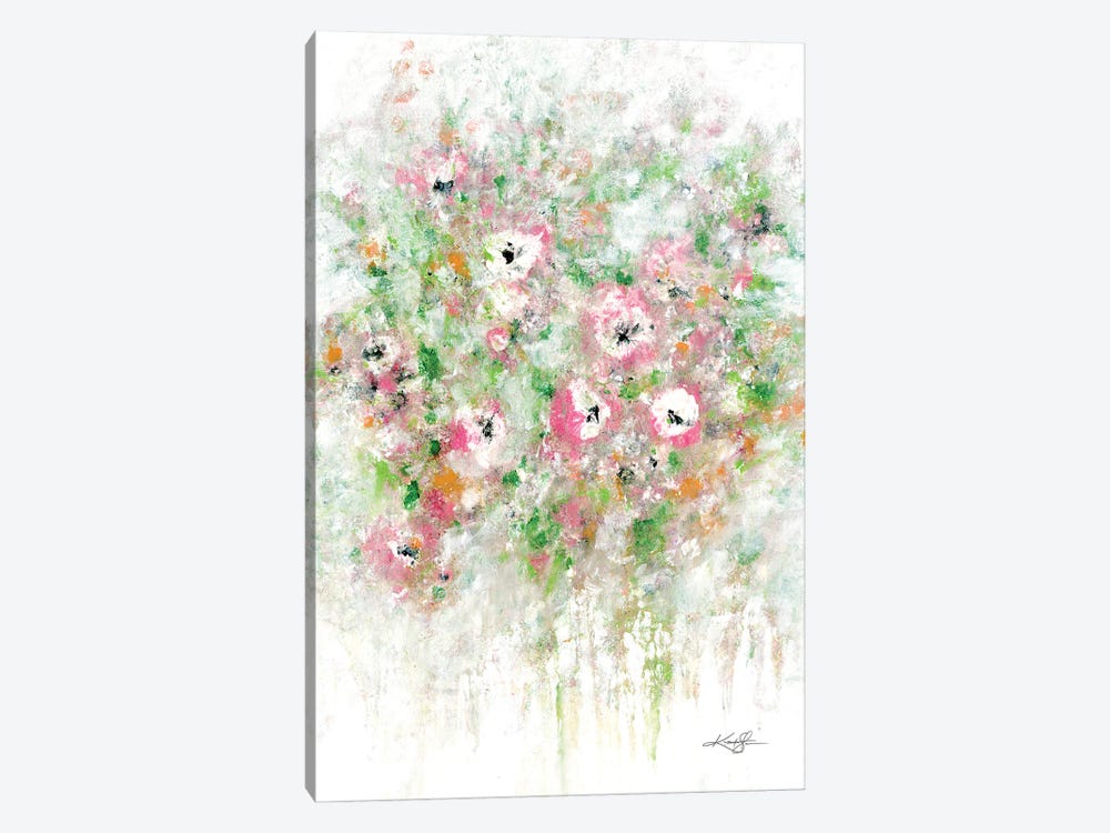 Cottage Chic Blooms by Kathy Morton Stanion 1-piece Canvas Wall Art
