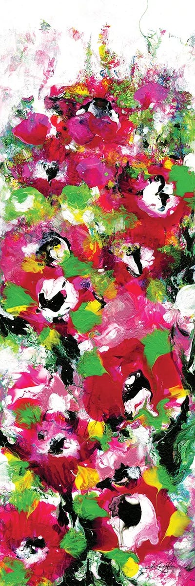 Enchanting Blooms XV by Kathy Morton Stanion multi panel art