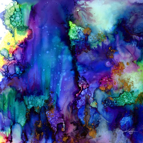 Alcohol Ink: A Mystic Encounter V by Kathy Morton Stanion