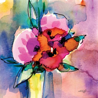 Flowers XIII Art Print by Kathy Morton Stanion | iCanvas