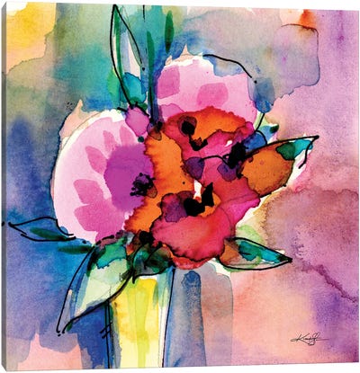 Flowers XIII Canvas Art Print - Kathy Morton Stanion