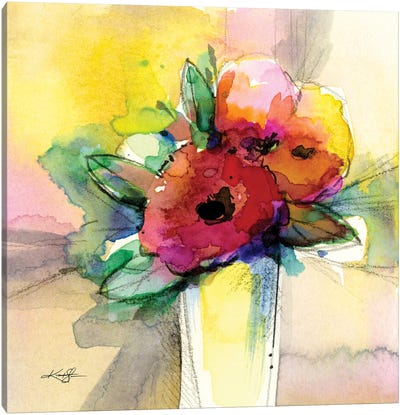 Flowers XXXI Canvas Art Print - Kathy Morton Stanion