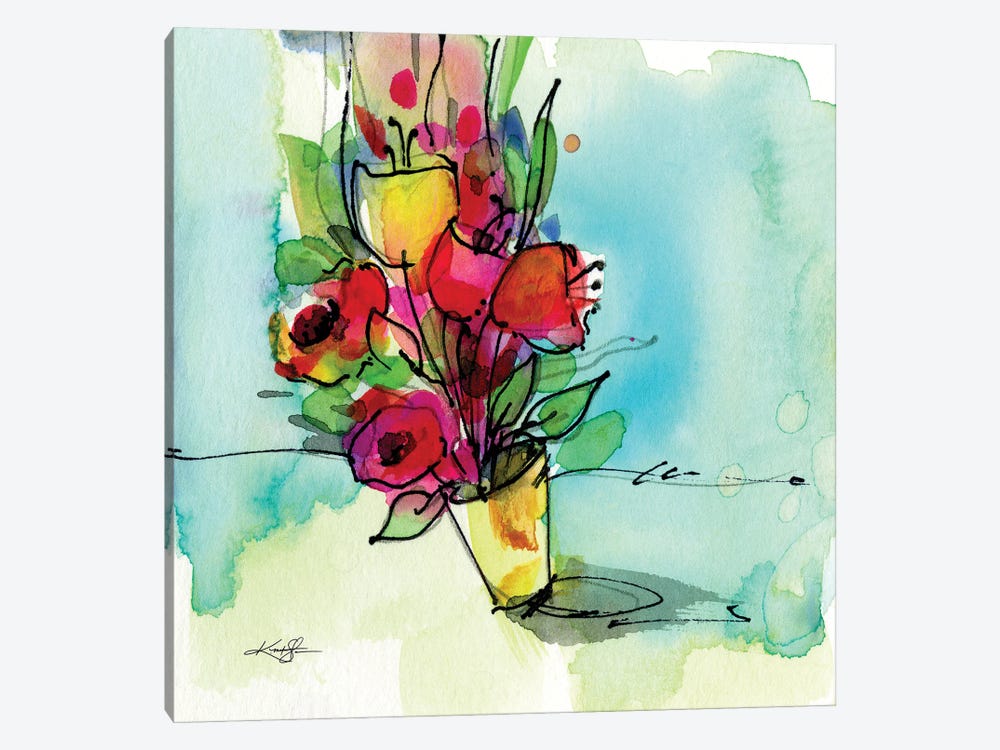 Flowers XLIII by Kathy Morton Stanion 1-piece Art Print