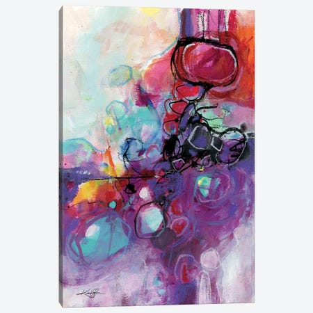 The Poetry In Abstraction V Canvas Print #KMS71} by Kathy Morton Stanion Canvas Art Print