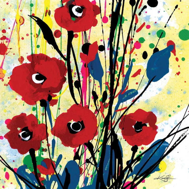 Poppy Dreams III by Kathy Morton Stanion wall art