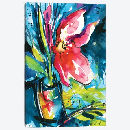 Floral Delight I Canvas Print #KMS8} by Kathy Morton Stanion Art Print
