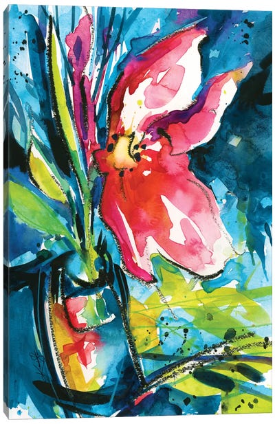 Floral Delight I Canvas Art Print - Kathy Morton Stanion
