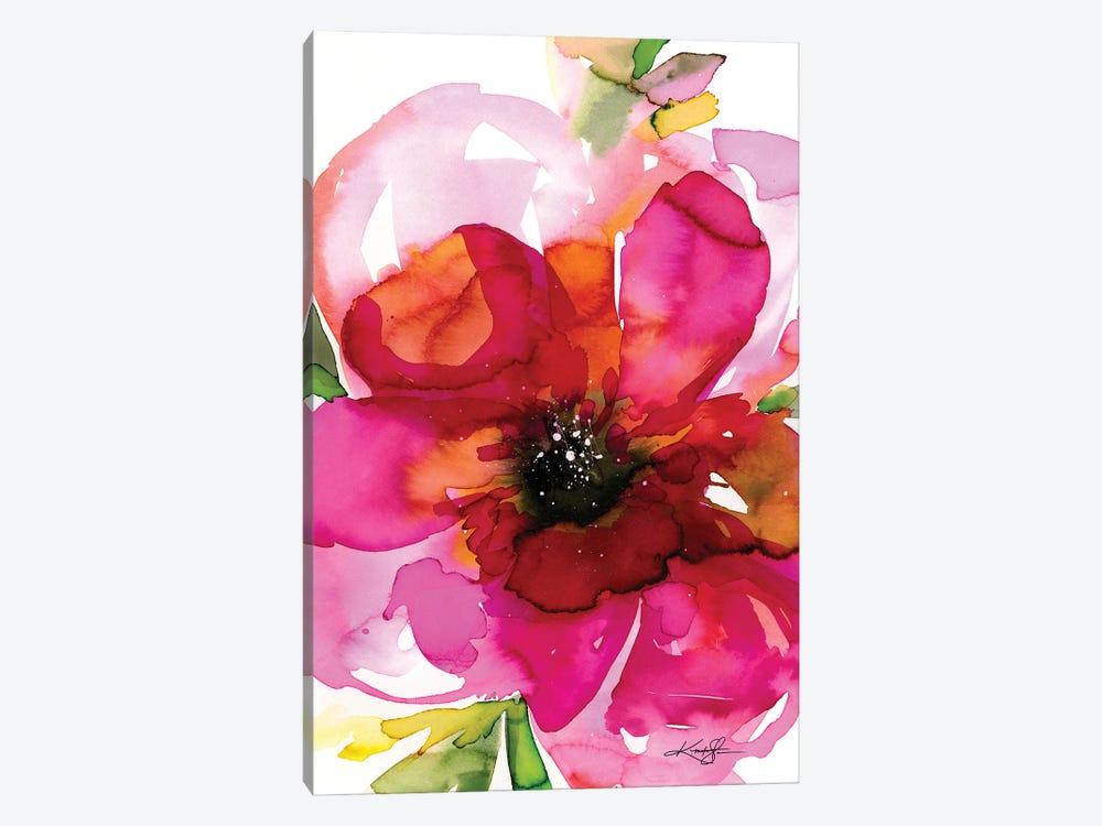 Floral Enchantment I by Kathy Morton Stanion 1-piece Canvas Artwork