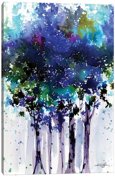 Song Of The Trees XI Canvas Art Print - Kathy Morton Stanion