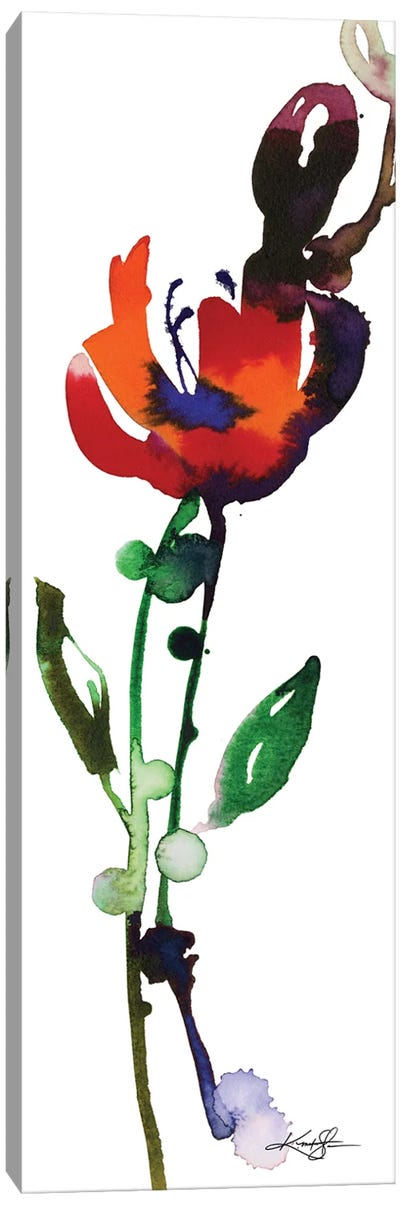 Flower Zen VIII Canvas Art Print - Minimalist Flowers