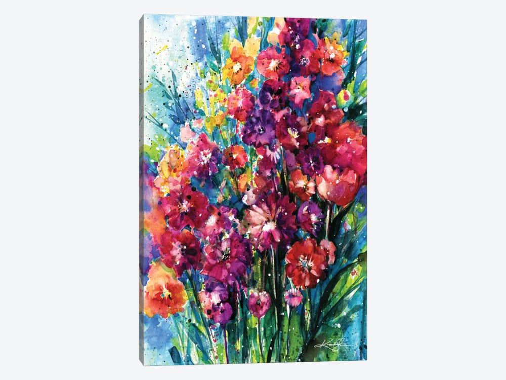 Floral Jubilee I by Kathy Morton Stanion 1-piece Art Print