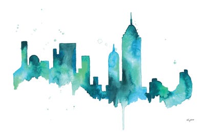NYC Skyline by Kelsey McNatt framed wall art