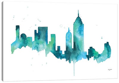 NYC Skyline Canvas Art Print - Kelsey McNatt