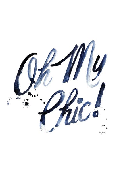 Oh My Chic by Kelsey McNatt framed wall art