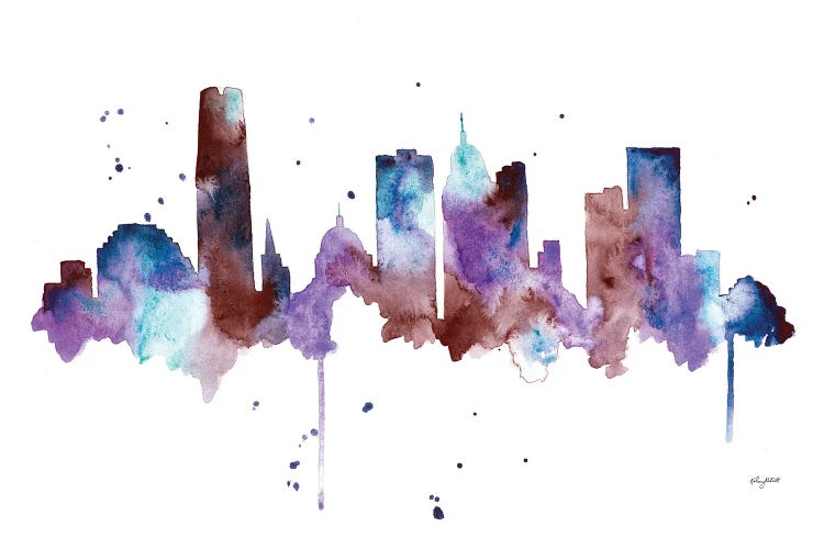 OKC Skyline by Kelsey McNatt wall art