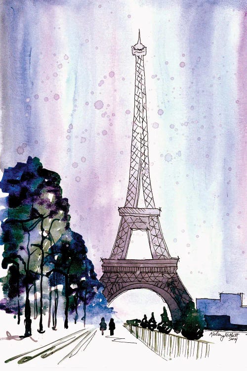 Paris In Winter by Kelsey McNatt wall art
