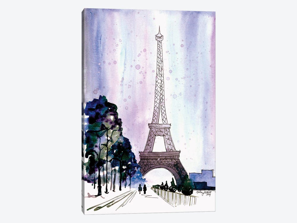 Paris In Winter by Kelsey McNatt 1-piece Canvas Print