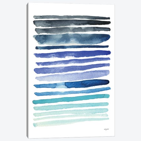 Blue Abstract II Canvas Print #KMT10} by Kelsey McNatt Canvas Art