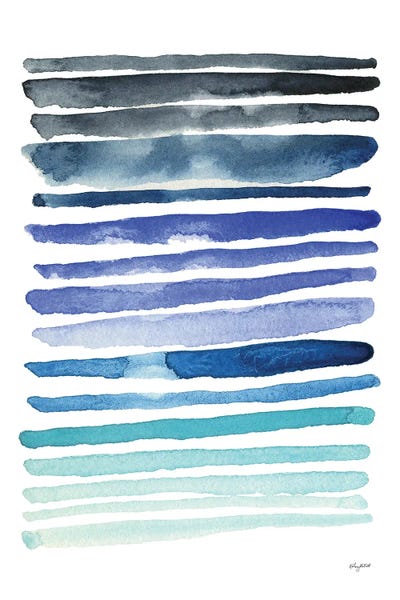 Minimalist Rooms: Blue Abstract II by Kelsey McNatt