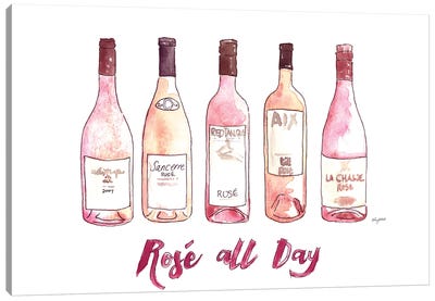 Rose All Day Canvas Art Print - Kelsey McNatt